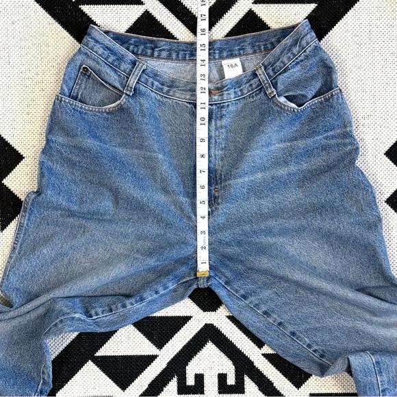 Vintage Gitano High Rise Straight Tapered Leg Jeans Size 16 - Picture 4 of 11